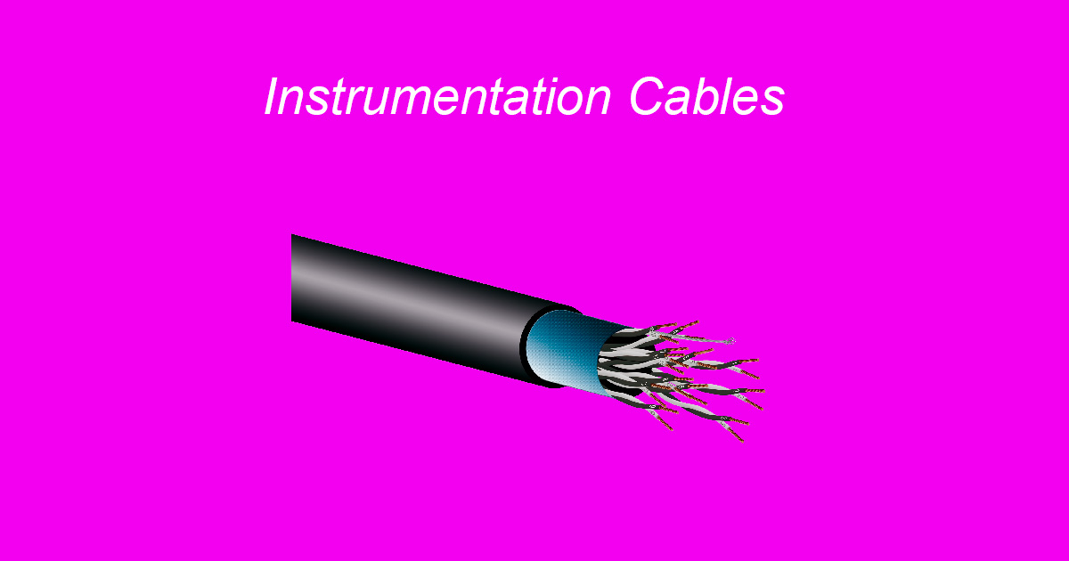 instrumentation cables